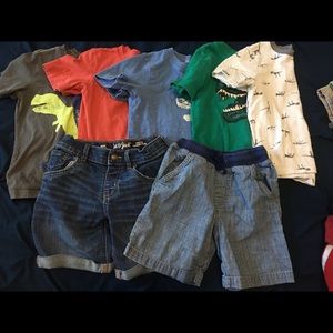 Boys tees and shorts